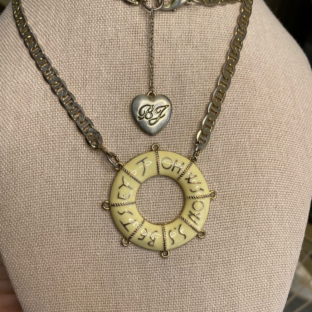 Betsey Johnson Life Saver Necklace